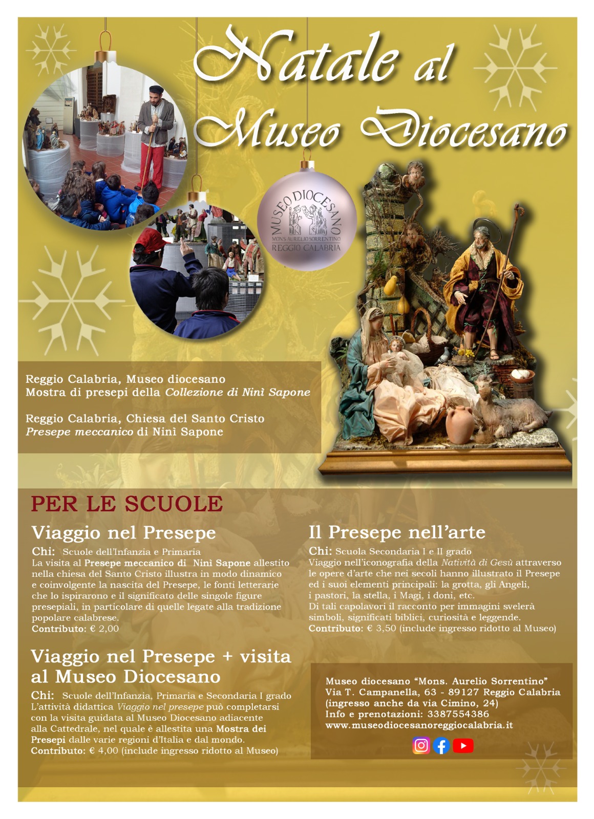 Il Museo diocesano rinnova alle Scuole la proposta didattica di Natale