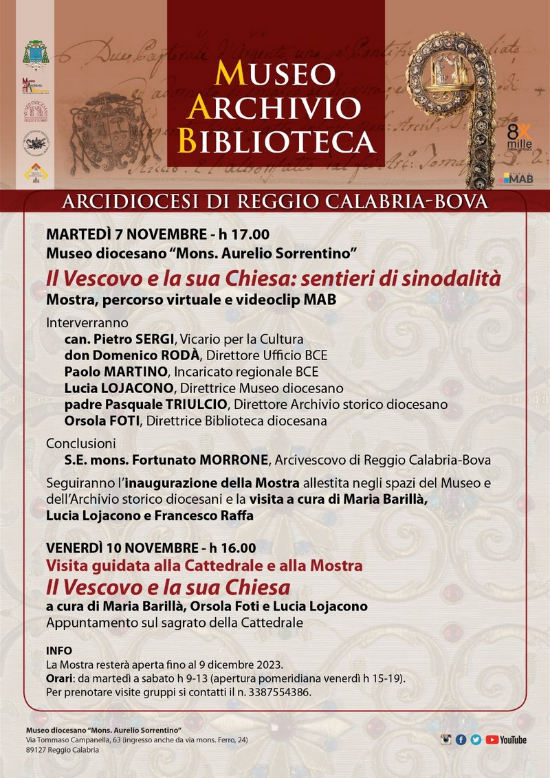 Inaugurazione Mostra Il Vescovo e la sua Chiesa - Museo Diocesano di ...